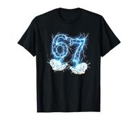 Funny Girls Boys 6 7 Lightening Meme Six Seven 67 Hands T-Shirt
