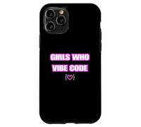 Funny Girls Who Vibe Code, IA Coder Coque pour iPhone 11 Pro
