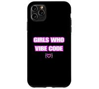 Funny Girls Who Vibe Code, IA Coder Coque pour iPhone 11 Pro Max