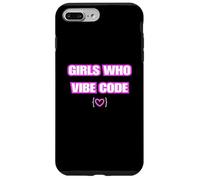 Funny Girls Who Vibe Code, IA Coder Coque pour iPhone 7 Plus/8 Plus