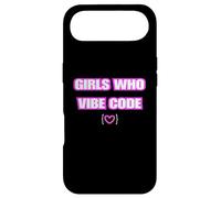 Funny Girls Who Vibe Code, IA Coder Coque pour iPhone Air
