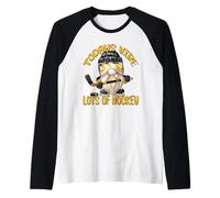 Funny GNOME Dad Hockey Saying for Men and Hockey Coach Manche Raglan