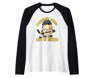 Funny GNOME Dad Hockey Saying for Men and Hockey Coach Manche Raglan