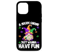 Funny GNOME for Men Women Who Just Wanna Have Fun Mardi Gras Coque pour iPhone 12/12 Pro