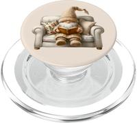 Funny GNOME Graphic for Booklovers Retired Teacher Reading PopSockets PopGrip pour MagSafe