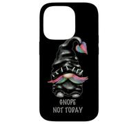 Funny GNOME Pun for Men Punk Rock Biker Gnope Not Today Coque pour iPhone 14 Pro