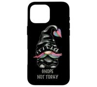 Funny GNOME Pun for Men Punk Rock Biker Gnope Not Today Coque pour iPhone 16 Pro Max