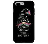 Funny GNOME Pun for Men Punk Rock Biker Gnope Not Today Coque pour iPhone 7 Plus/8 Plus