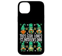 Funny Gnomes for Women This Girl Loves St. Patricks Day Coque pour iPhone 14 Plus