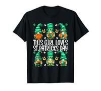 Funny Gnomes for Women This Girl Loves St. Patricks Day T-Shirt