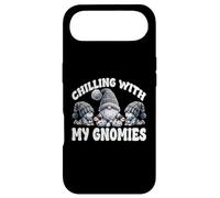 Funny Gnomes Yoga Saying for Women Chilling with My Gnomies Coque pour iPhone Air