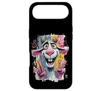 Funny Goat Double Peace Graffiti Pop Personnage Visage Graphique Coque pour iPhone Air