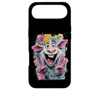 Funny Goat Double Peace Graffiti Pop Personnage Visage Graphique Coque pour iPhone Air