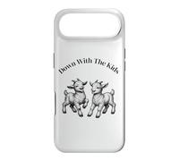 Funny Goat Energy Vintage Joyful Down with The Kids Farm Coque pour iPhone Air