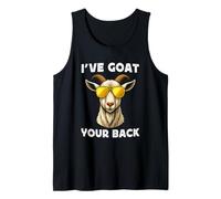 Funny Goat Farming Farmer Joke Goat Pun I've Goat Your Back Débardeur