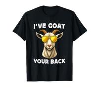 Funny Goat Farming Farmer Joke Goat Pun I've Goat Your Back T-Shirt
