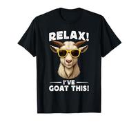Funny Goat Farming Farmer Joke Goat Pun Relax I've Goat This T-Shirt