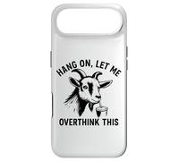 Funny Goat Hang on Let Me Overthink Coque pour iPhone Air