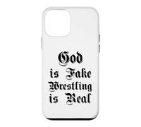Funny God is Fake Wrestling est Un véritable humaniste athée Gothique Coque pour iPhone 12 Mini