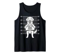 Funny Golden Retriever a volé la Gamme Socks Police Débardeur