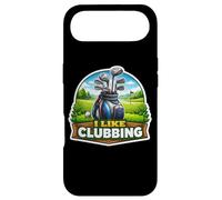 Funny Golf Golfing Golf I Like Clubbing Citation Joke Fun Pun Coque pour iPhone Air