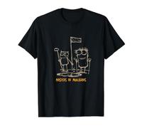 Funny Golf Humour Masters of Mulligans T-Shirt Graphique avec Valeur, Homme, Noir, M