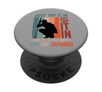 Funny Golf Lover Just Tap Give Little Tappy Golfing Golfer PopSockets PopGrip Adhésif