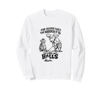 Funny Golf Moose The Older I Get Humour Joke Sweatshirt