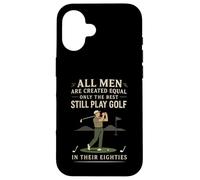 Funny Golf Saying Only The Best Still Play Golf in Their 80s Coque pour iPhone 16