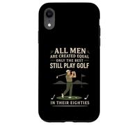 Funny Golf Saying Only The Best Still Play Golf in Their 80s Coque pour iPhone XR