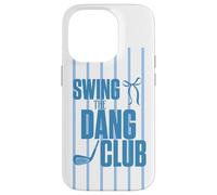 Funny Golf Swing The Dang Club Blue Golf Mom Coque pour iPhone 14 Pro