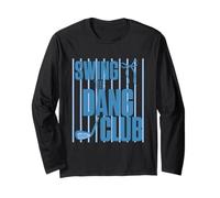 Funny Golf Swing The Dang Club Blue Golf Mom Manche Longue