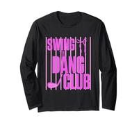 Funny Golf Swing The Dang Club Pink Golf Mom Manche Longue