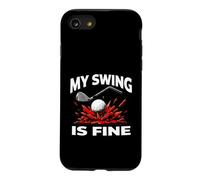 Funny Golfer My Swing is Fine Sarcastic Golf Joke Coque pour iPhone SE (2020) / 7/8