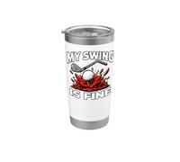 Funny Golfer My Swing Is Fine Sarcastic Golf Joke Gobelet isotherme en acier inoxydable double paroi
