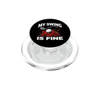 Funny Golfer My Swing is Fine Sarcastic Golf Joke PopSockets PopGrip pour MagSafe