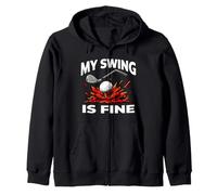 Funny Golfer My Swing is Fine Sarcastic Golf Joke Sweat à Capuche