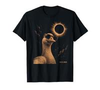 Funny Goose Eclipse Lunettes de Soleil Événement Solaire 12 août 2026 T-Shirt