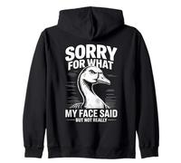 Funny Goose est désolée pour ce Que Mon Visage a Dit, mais Pas Vraiment Sweat à Capuche