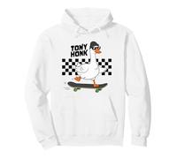 Funny Goose Fait du Skateboard Tony Honk Skateboard Sweat à Capuche