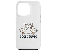 Funny Goose Fist Bump Pun Minimal Cute Animal Illustration Coque pour iPhone 13 Pro