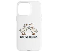 Funny Goose Fist Bump Pun Minimal Cute Animal Illustration Coque pour iPhone 15 Pro Max