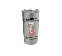 Funny Goose Grandma Old Age Lady Needs New Body Greffe Gobelet isotherme en acier inoxydable double paroi