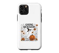 Funny Goose Halloween Witch Pumpkin Fall Spooky Season Coque pour iPhone 11 Pro