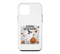 Funny Goose Halloween Witch Pumpkin Fall Spooky Season Coque pour iPhone 12 Mini
