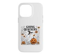 Funny Goose Halloween Witch Pumpkin Fall Spooky Season Coque pour iPhone 14 Pro Max
