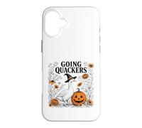 Funny Goose Halloween Witch Pumpkin Fall Spooky Season Coque pour iPhone 16 Plus