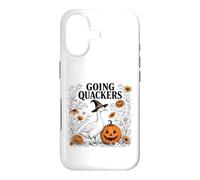 Funny Goose Halloween Witch Pumpkin Fall Spooky Season Coque pour iPhone 17