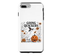 Funny Goose Halloween Witch Pumpkin Fall Spooky Season Coque pour iPhone 7 Plus/8 Plus