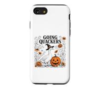 Funny Goose Halloween Witch Pumpkin Fall Spooky Season Coque pour iPhone SE (2020) / 7/8